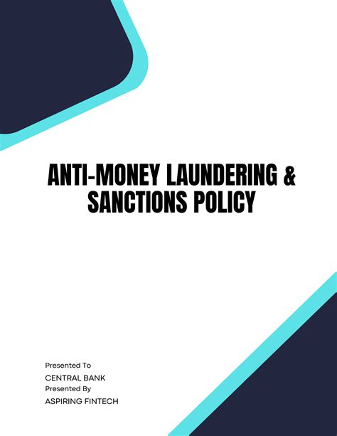 Sanctions Policy